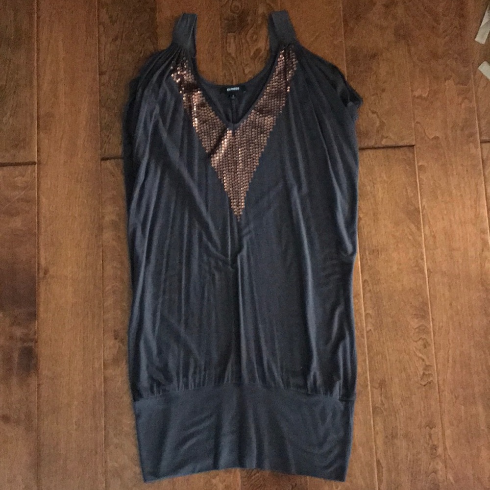Express Loose Fitting Tank Dress